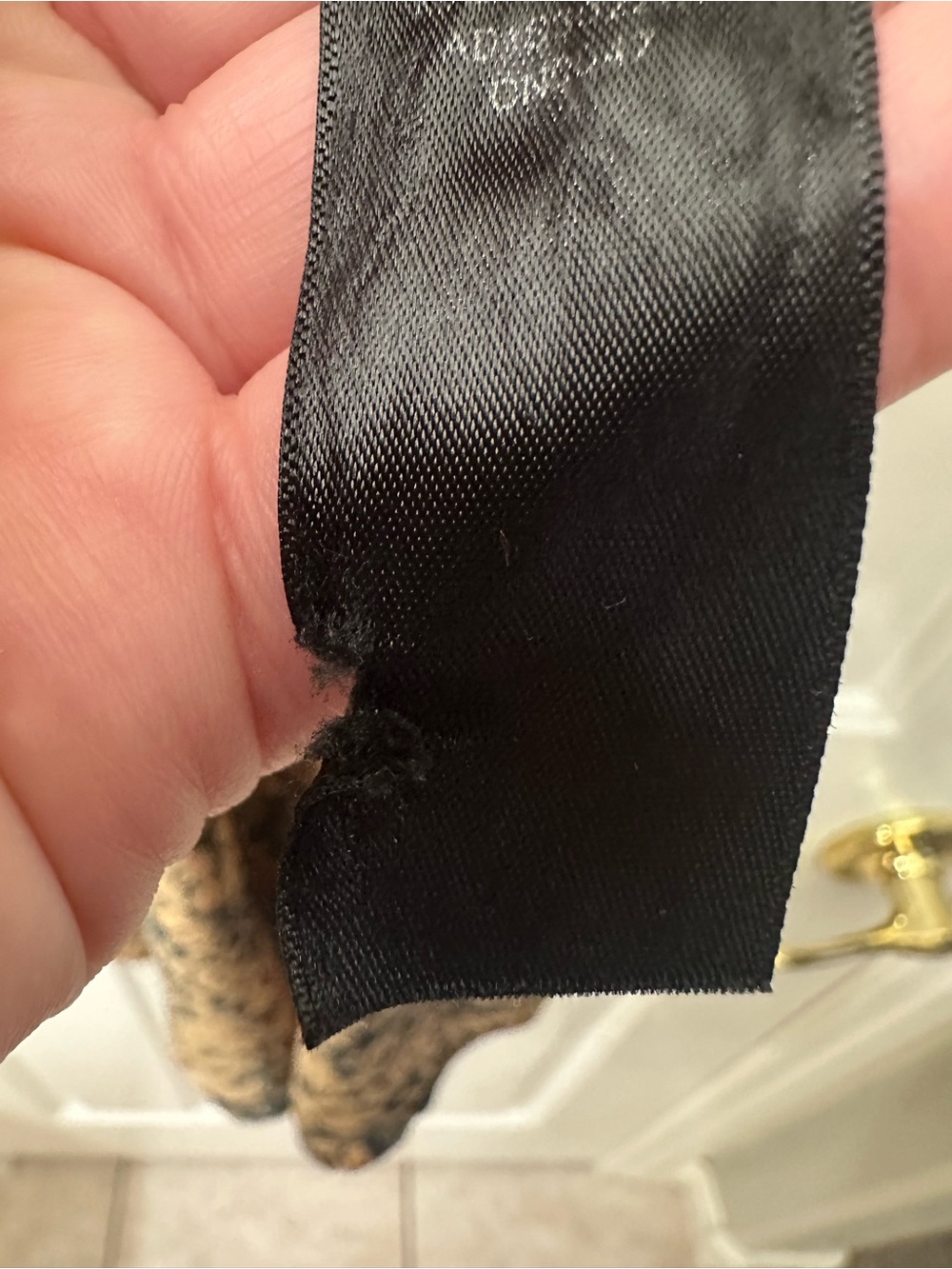 Adrianna Papell Top Button-Down Shirt Collar Ruched Sleeves Navy Mustard 1X - Picture 7 of 7